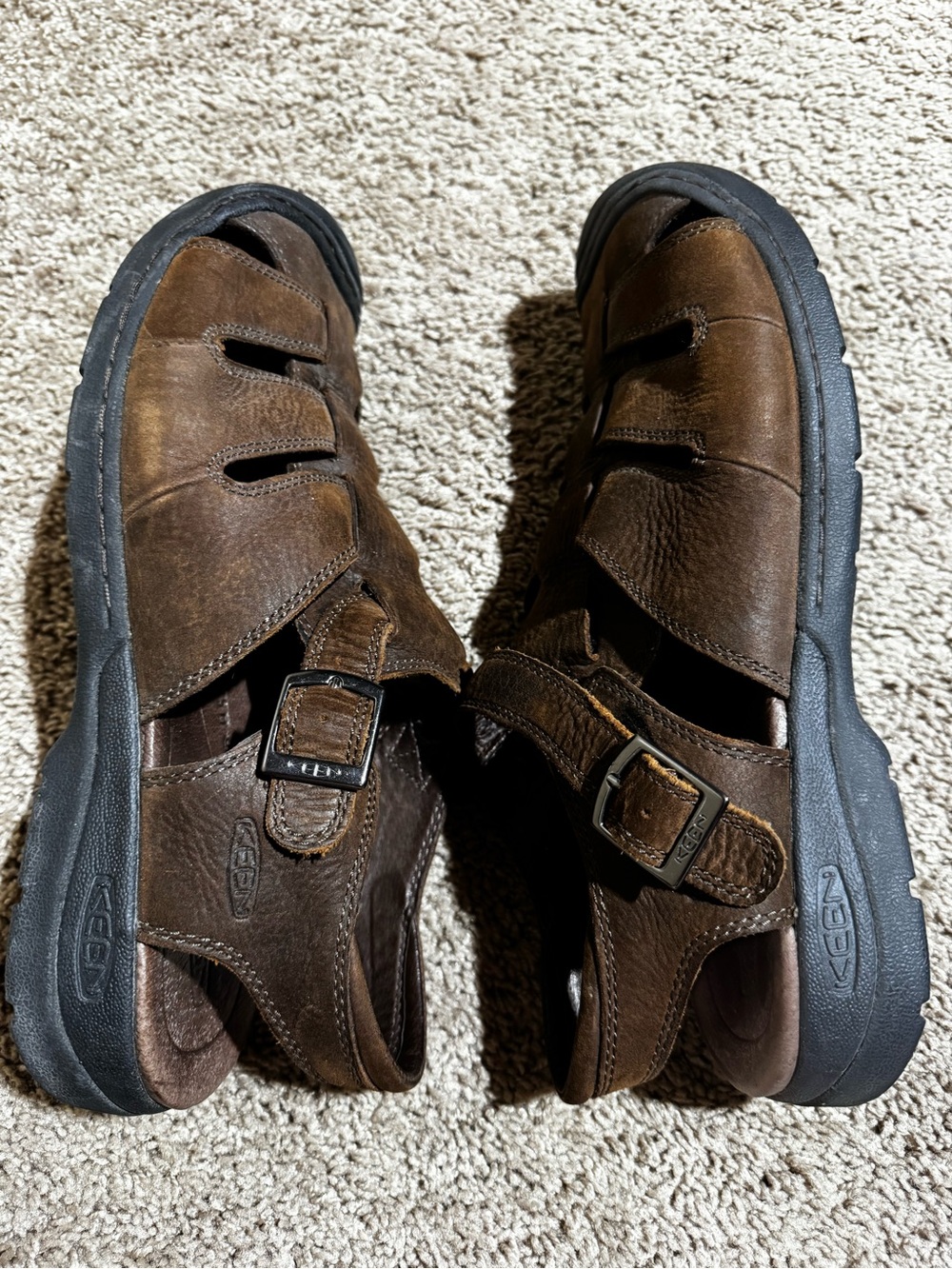 KEEN Bidwell Leather Fisherman Sandal Men 13